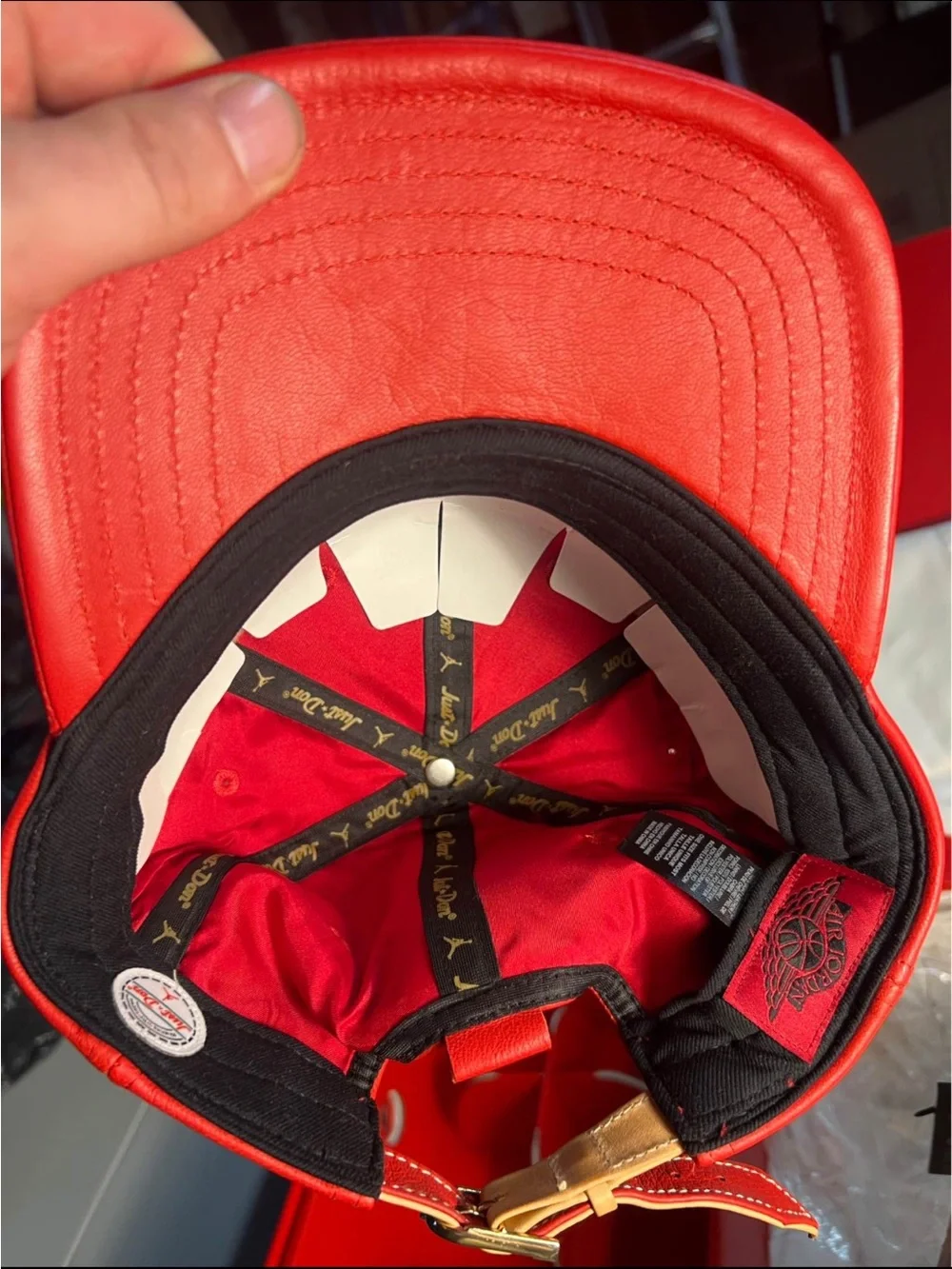 Jordan bold red